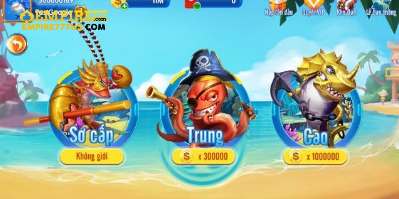 Cách Thực Hiện Bắn Cá Hải Vương 3D Empire777 Hiệu Quả